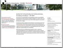 Tablet Screenshot of ifv-nrw.de